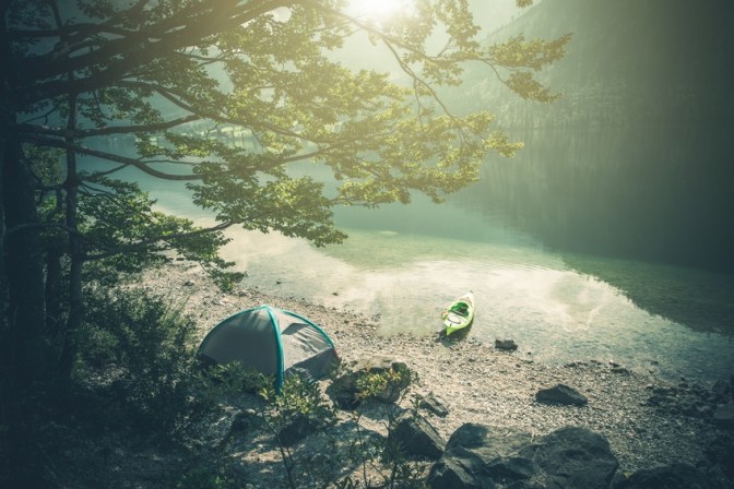 Scenic Lake Camping